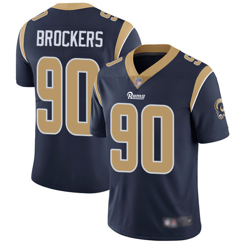 Los Angeles Rams Limited Navy Blue Men Michael Brockers Home Jersey NFL Football #90 Vapor Untouchable->los angeles rams->NFL Jersey